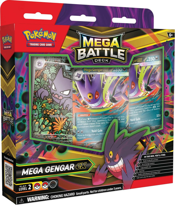 Pokémon TCG: Mega Battle Deck—Mega Gengar ex / Mega Diancie ex (Pair)