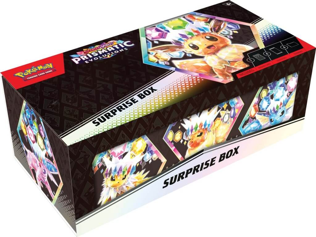 POKÉMON TCG Scarlet & Violet 8.5 Prismatic Evolutions Surprise Box (Pre-order)