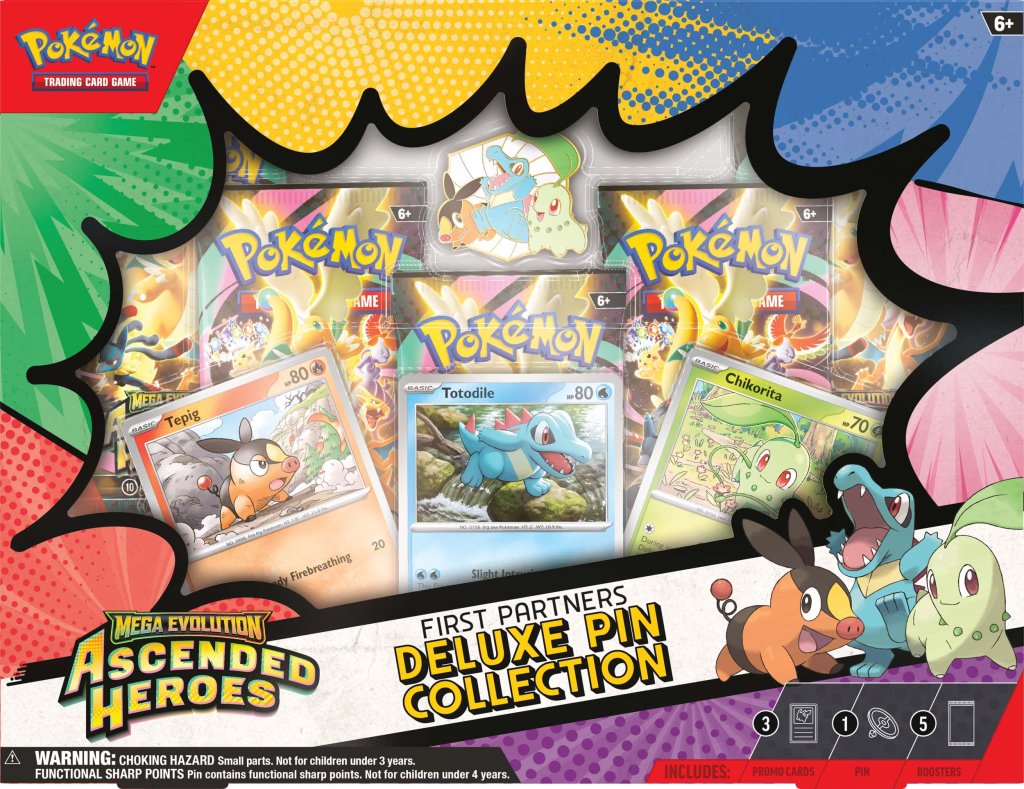 Pokémon TCG: Mega Evolution— Ascended Heroes First Partners Deluxe Pin Collection [Pre-order]