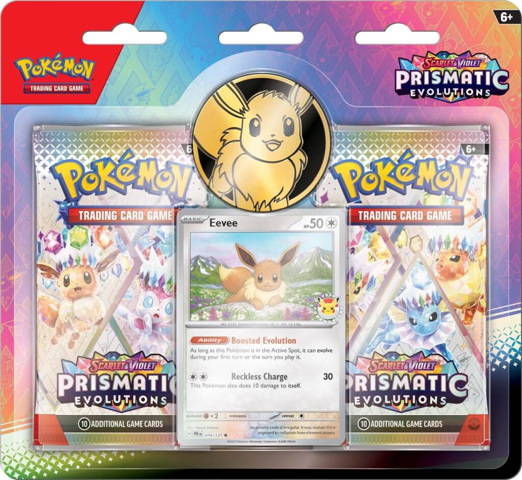 POKÉMON TCG Scarlet & Violet 8.5 Prismatic Evolutions 2-PK Blister (Pre-order)