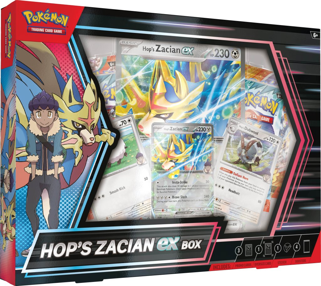 POKÉMON TCG: Hop's Zacian ex Box [Pre-order]