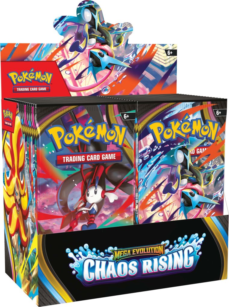 Pokémon TCG: Mega Evolution Chaos Rising Booster Box (Pick-up Only)