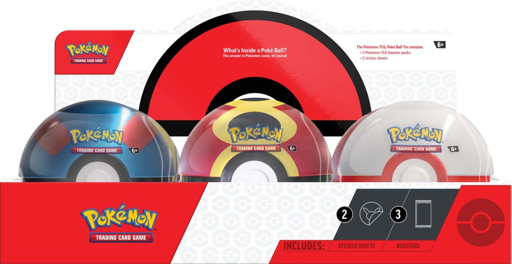 Pokemon TCG: Pokeball Tin 2025 (Assorted Design) (In-store Pickup only)