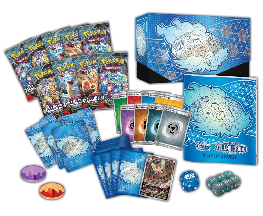 POKÉMON TCG Scarlet & Violet 7 Stellar Crown Elite Trainer Box