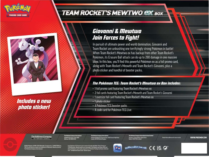 Pokemon TCG Team Rocket's Mewtwo ex Box [Pre-order]