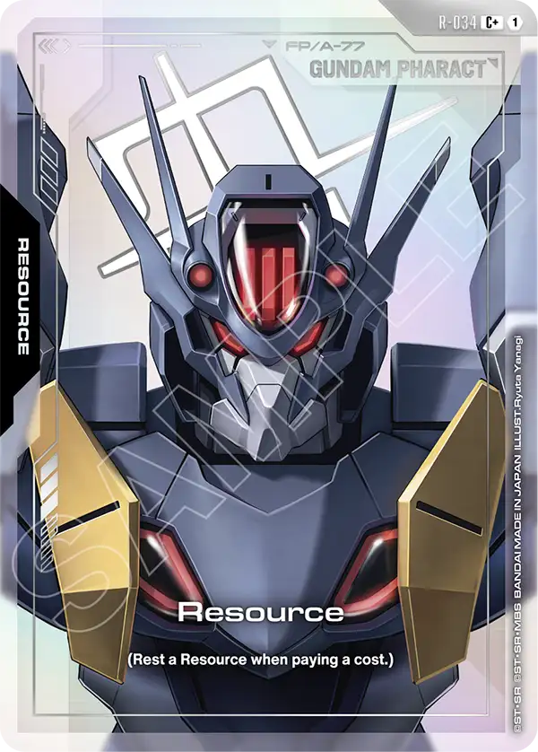 Gundam Pharact (R-034) (C+) (Alternative Art)