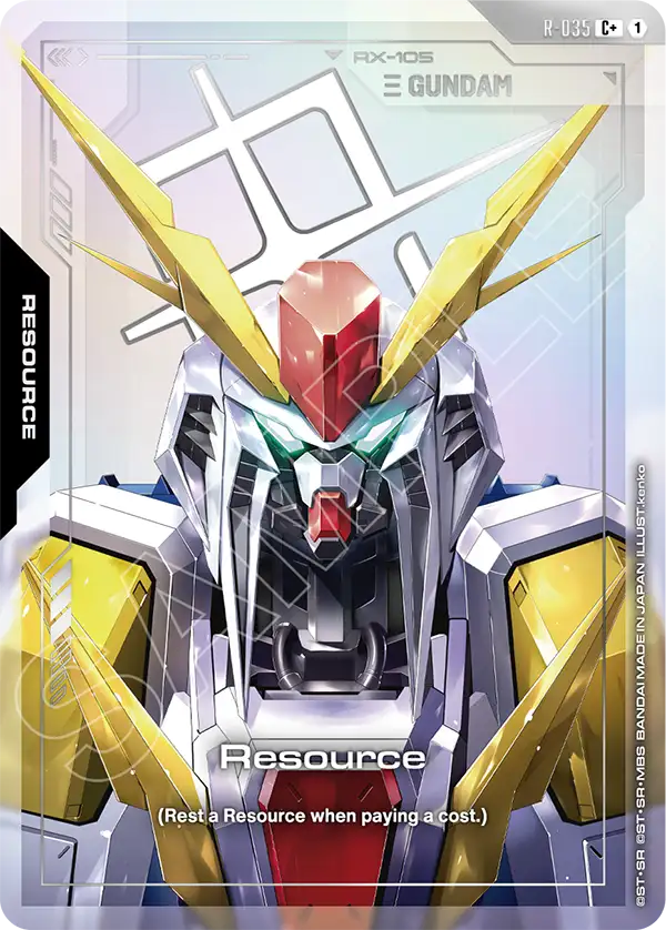 Ξ Gundam (R-035) (C+) (Alternative Art)