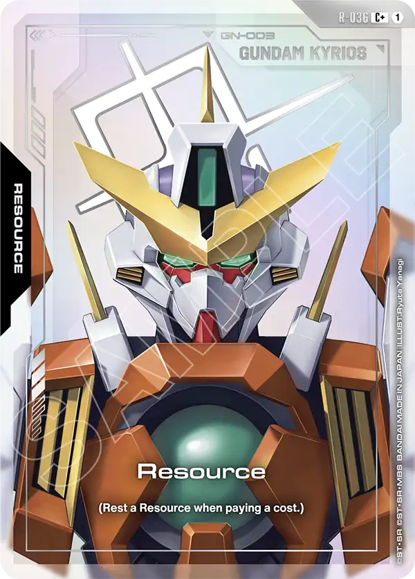 Gundam Kyrios (R-036) (C+) (Alternative Art)