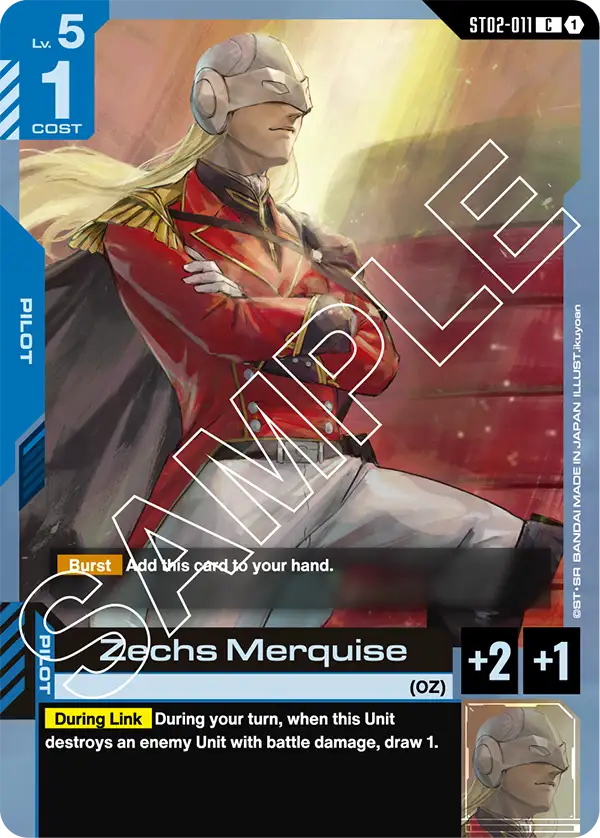 Zechs Merquise (ST02-011)