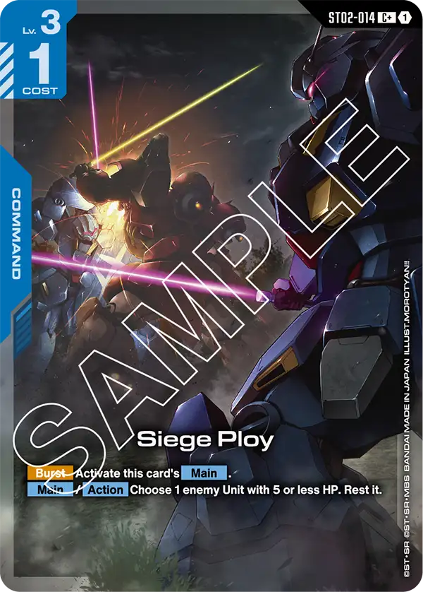 Siege Ploy (Hathaway variant) (ST02-014) (ST-08) (Alternative Art)