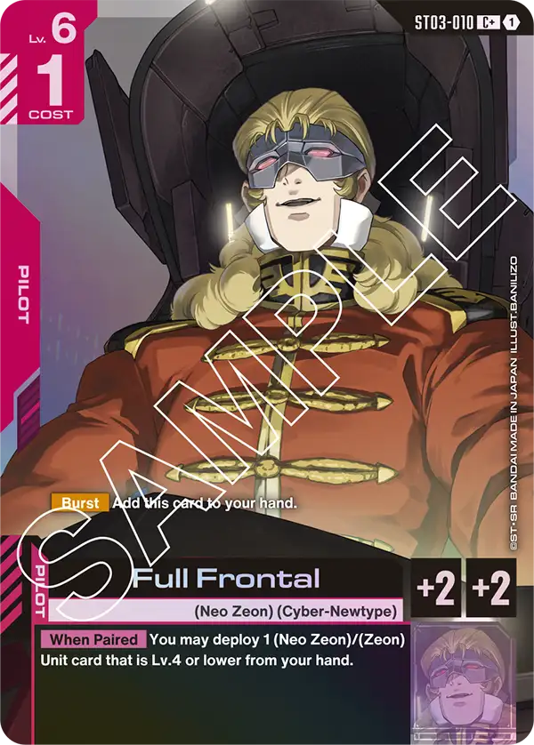 Full Frontal (ST03-010) (C+) (Alternative Art)