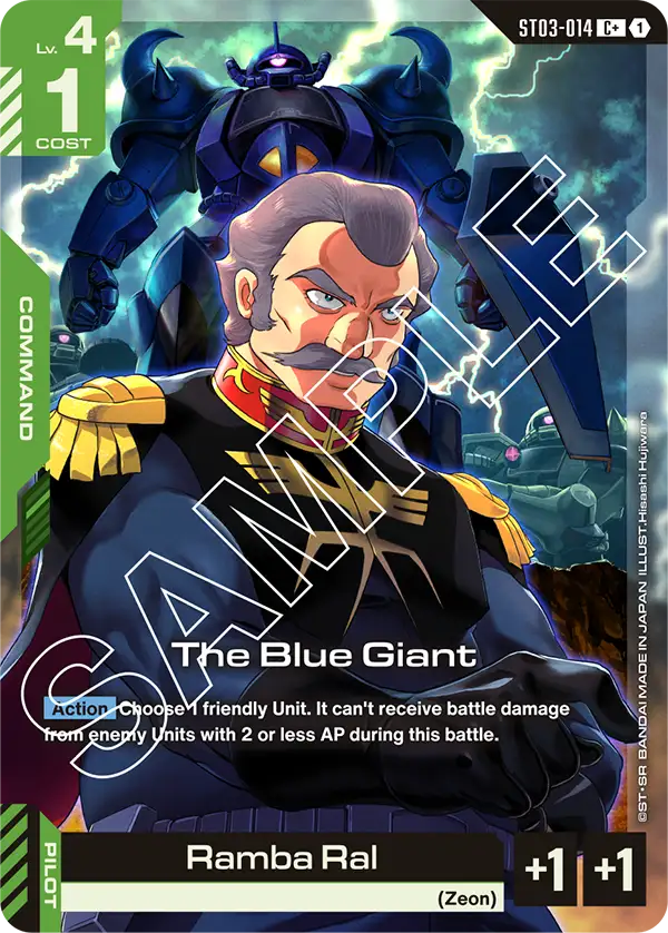 The Blue Giant / Ramba Ral (ST03-014) (C+) (Alternative Art)