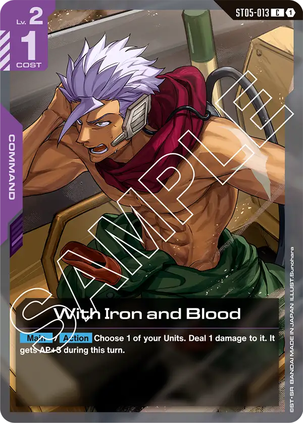 With Iron and Blood (ST05-013)