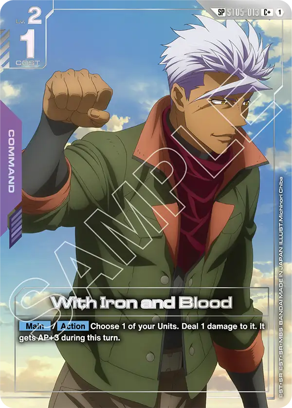 With Iron and Blood (ST05-013) (SP) (Alternative Art)
