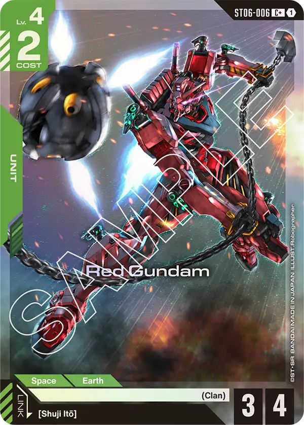 Red Gundam (ST06-006) (C+) (Alternative Art)