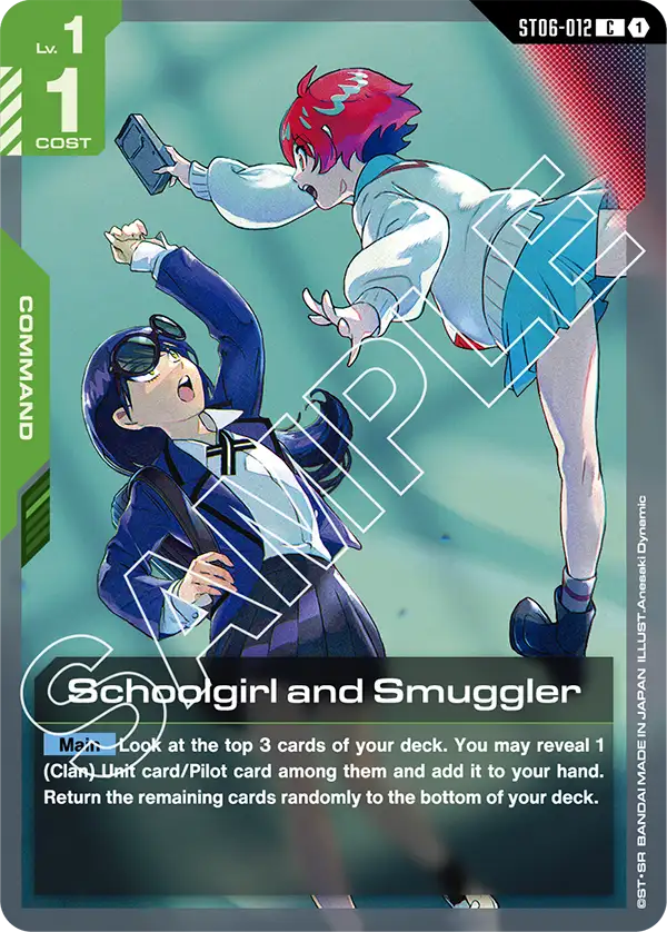 School Girl and Smuggler (ST06-012)