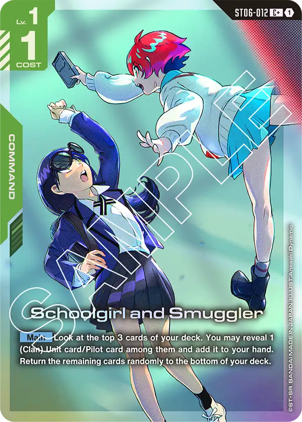 School Girl and Smuggler (ST06-012) (C+) (Alternative Art)