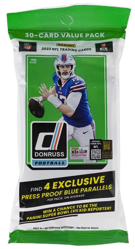 PANINI 2022 Donruss NFL Football Value Pack