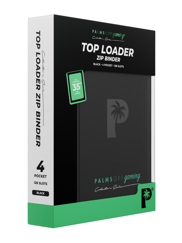 Collector's Series Top Loader Zip Binder - 4 Pocket