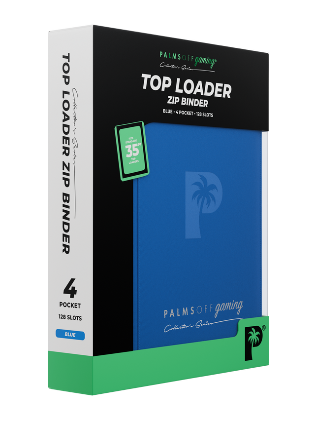 Collector's Series Top Loader Zip Binder - 4 Pocket