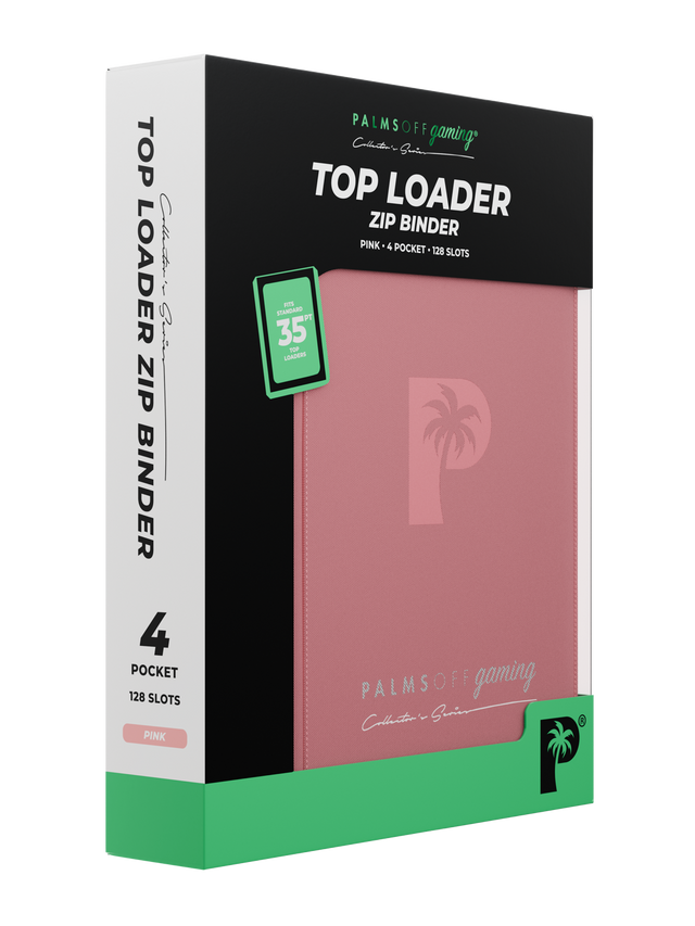 Collector's Series Top Loader Zip Binder - 4 Pocket