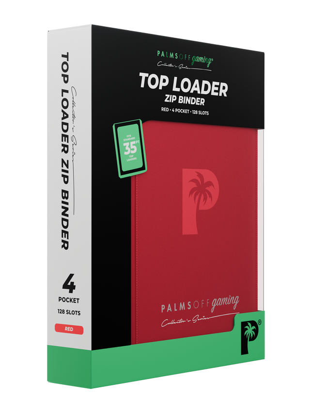 Collector's Series Top Loader Zip Binder - 4 Pocket