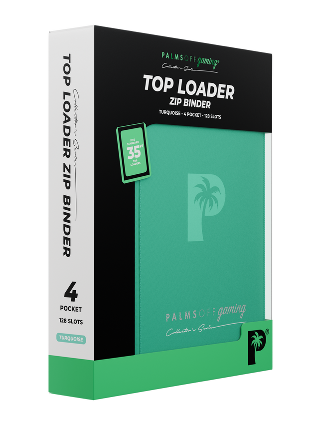 Collector's Series Top Loader Zip Binder - 4 Pocket