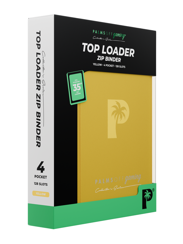 Collector's Series Top Loader Zip Binder - 4 Pocket