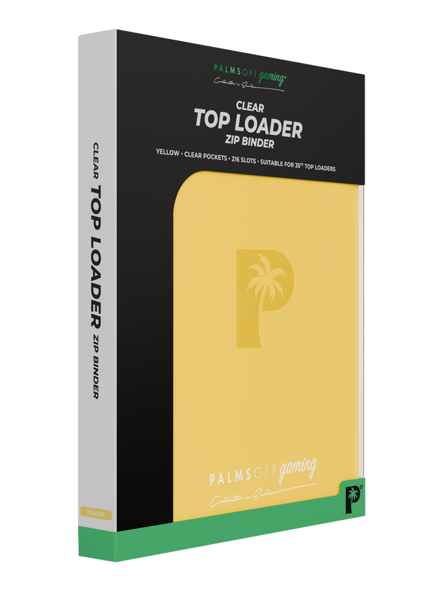 Collector's Series Top Loader Zip Binder - Yellow