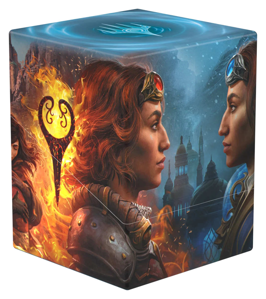 Ultimate Guard: Deck Box – Boulder 100+ – "Reality Fracture" - Way of the Pyromancer / Way of the Cryomancer