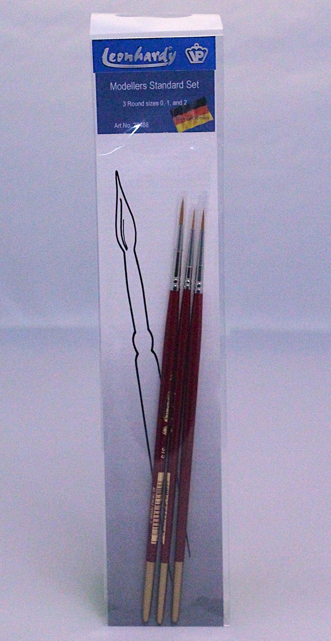 VP Leonhardy - 3pc Modellers Standard Brush Set