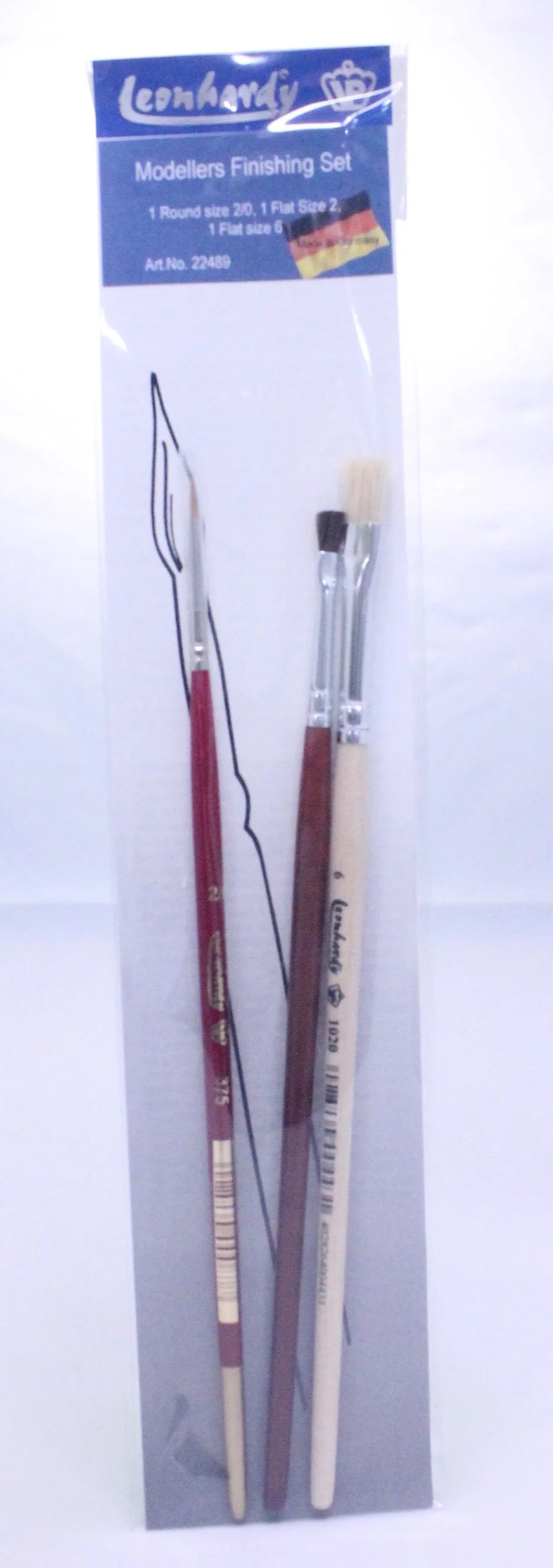 VP Leonhardy - 3pc Modellers Finishing Brush Set