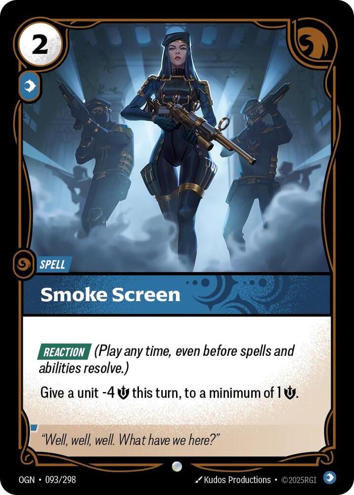 Smoke Screen 093/298 (Origins)  - Foil