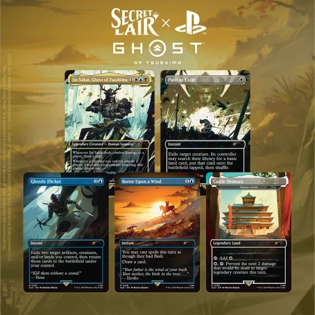 Magic Secret Lair x Ghost of Tsushima