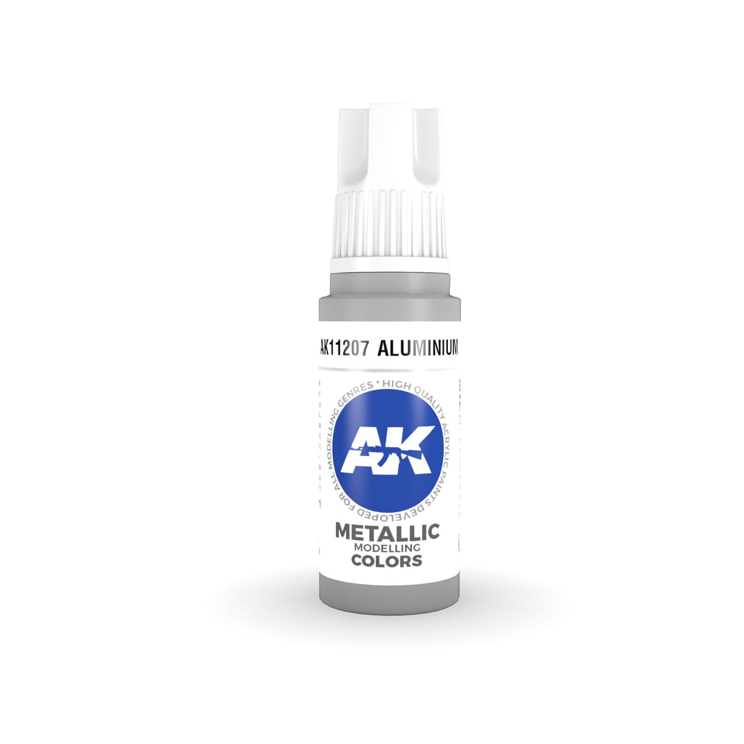AK Interactive - 3 Gen Acrylics - Aluminium 17ml