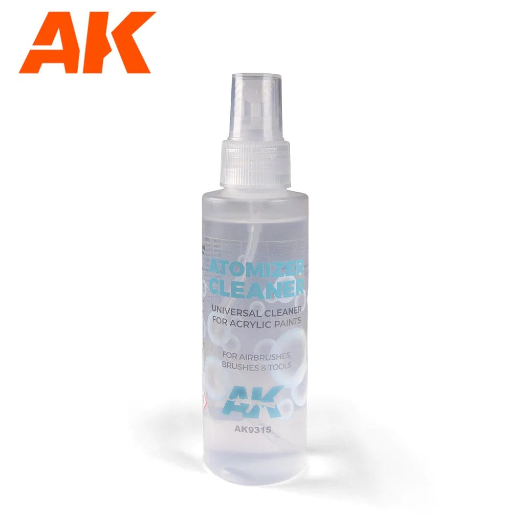 AK Interactive - Auxiliaries - Atomizer Cleaner For Acrylic 125ml