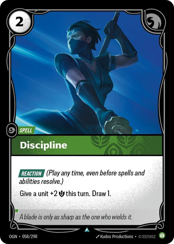 Discipline 058/298 (Origins) 
