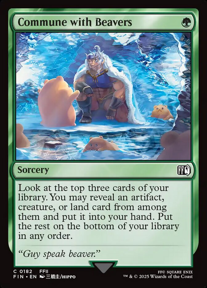 Commune with Beavers 182/309 (FINAL FANTASY)  - Foil
