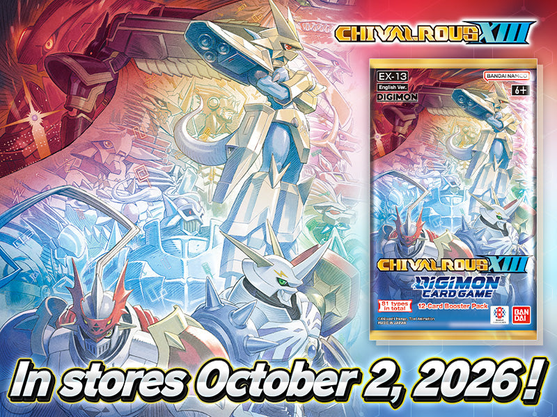 Digimon Card Game: Extra Booster – Chivalrous XIII [EX-13] - Booster Box [Pre-order]