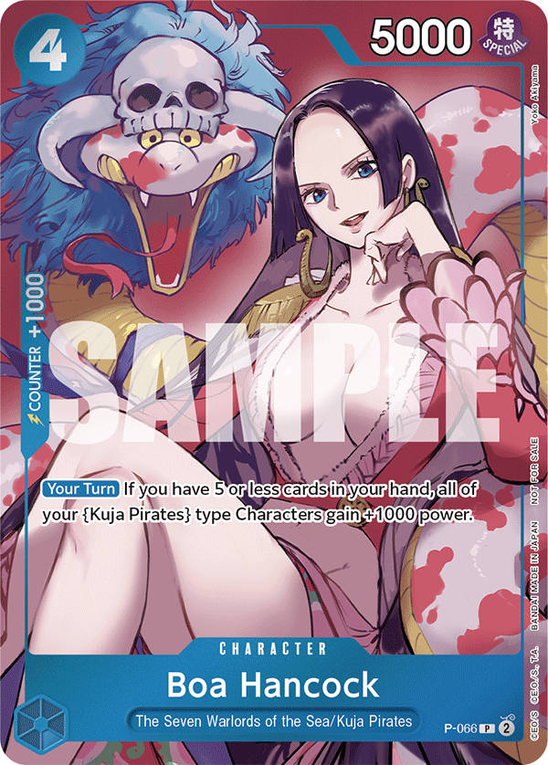 Boa Hancock - P-066 (Sealed Battle 2024 Vol. 2) (Winner Foil)