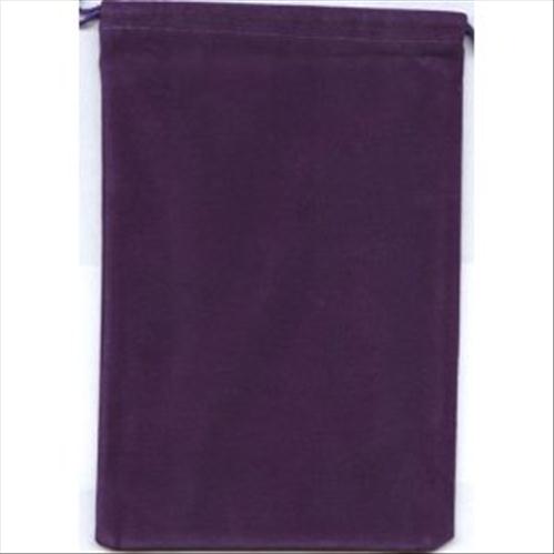 CHX 02377 Dice Bag Suedecloth (S) Purple 4" x 5 1/2