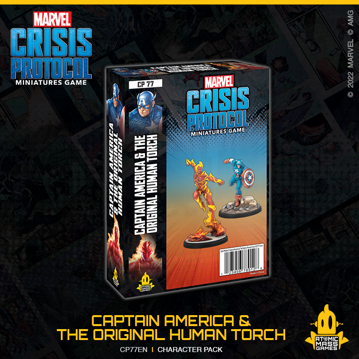 Marvel: Crisis Protocol – Captain America & The Original Human Torch