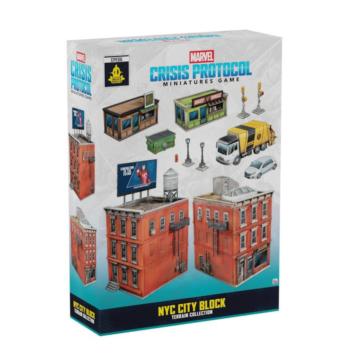 Marvel: Crisis Protocol – NYC City Block Terrain Collection [Pre-order]
