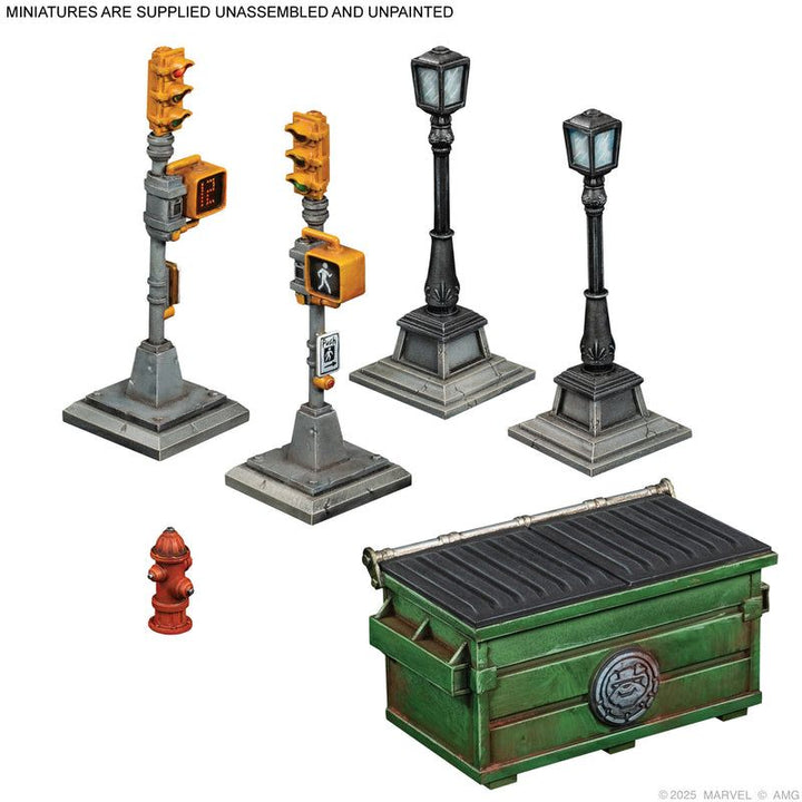 Marvel: Crisis Protocol – NYC City Block Terrain Collection [Pre-order]