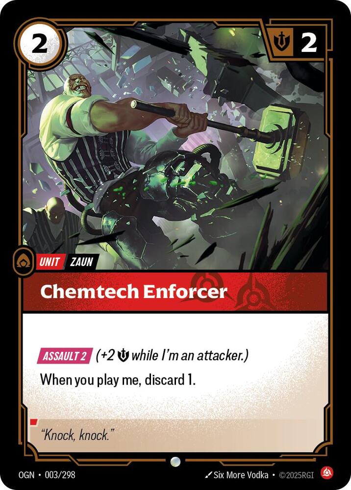 Chemtech Enforcer 003/298 (Origins) 