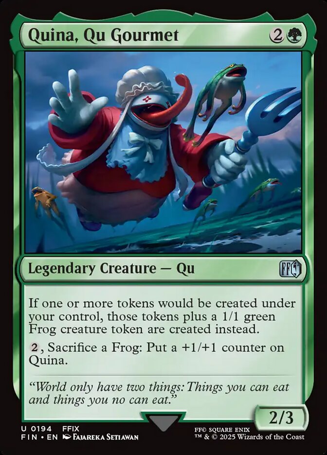 Quina, Qu Gourmet 194 (FINAL FANTASY)  - Foil