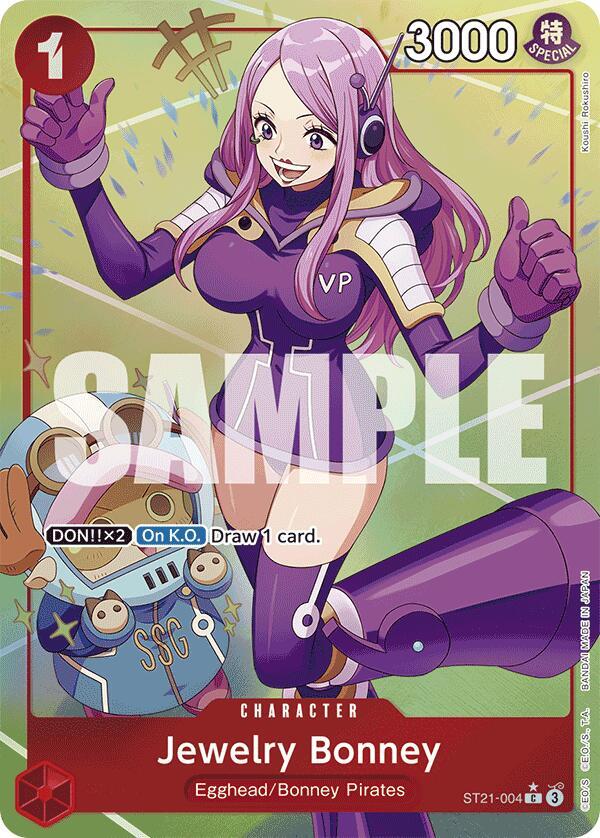 Jewelry Bonney ST21-004 (Starter Deck EX: Gear 5)  - Parallel Foil