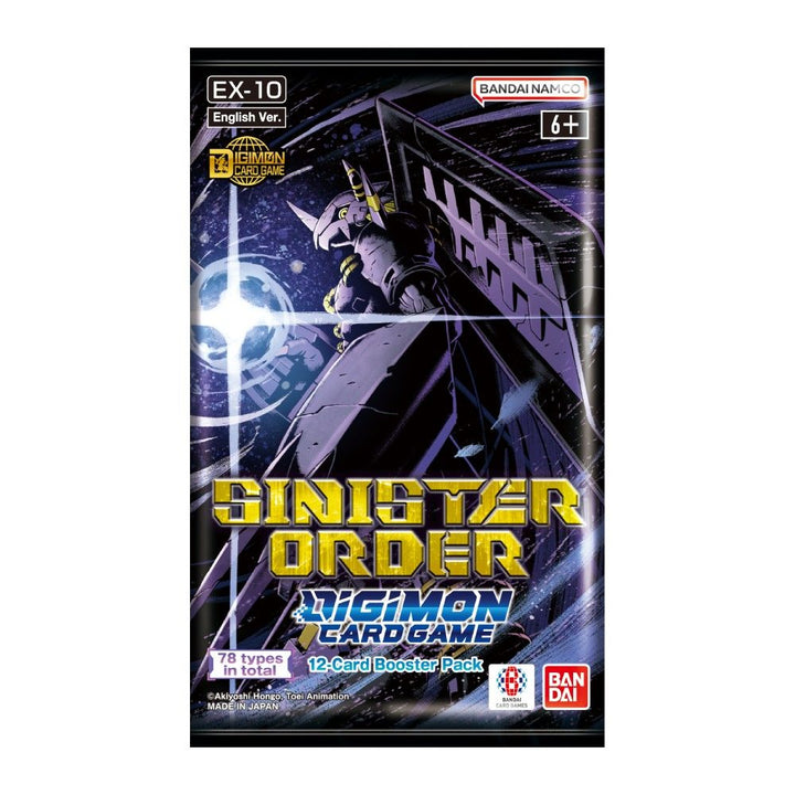 Digimon Card Game: Extra Booster – Sinister Order [EX-10] [Pre-order]