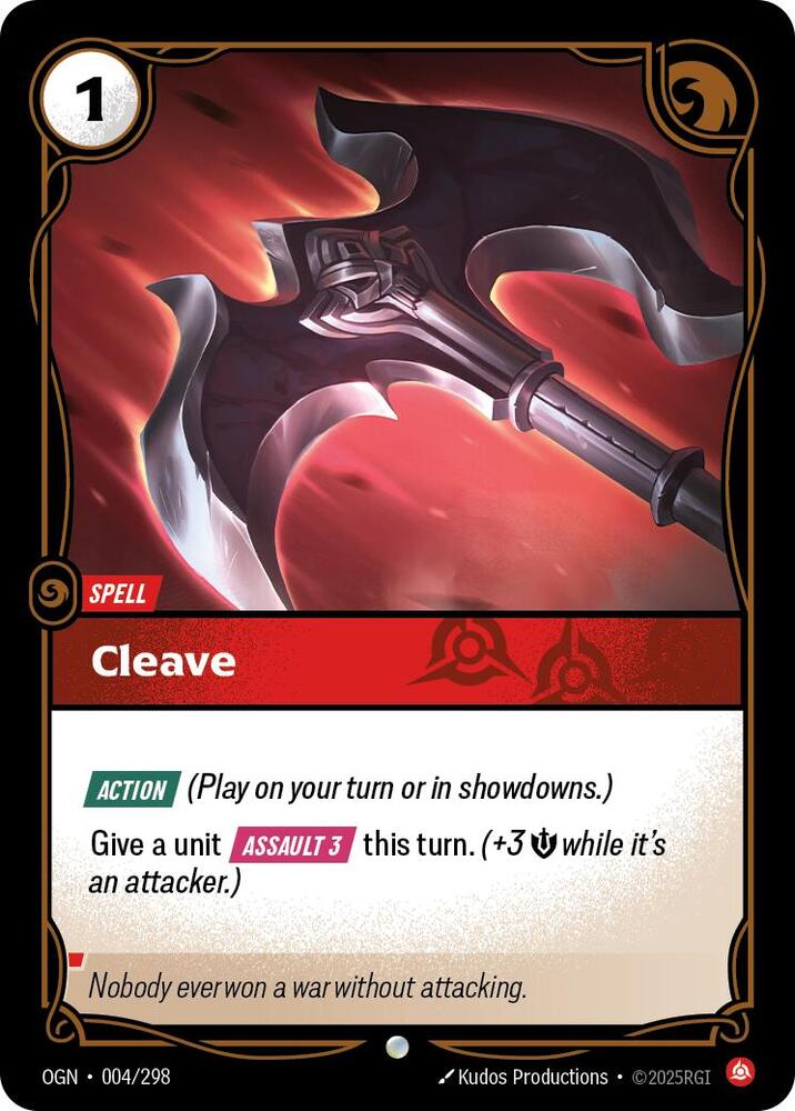 Cleave 004/298 (Origins)  - Foil