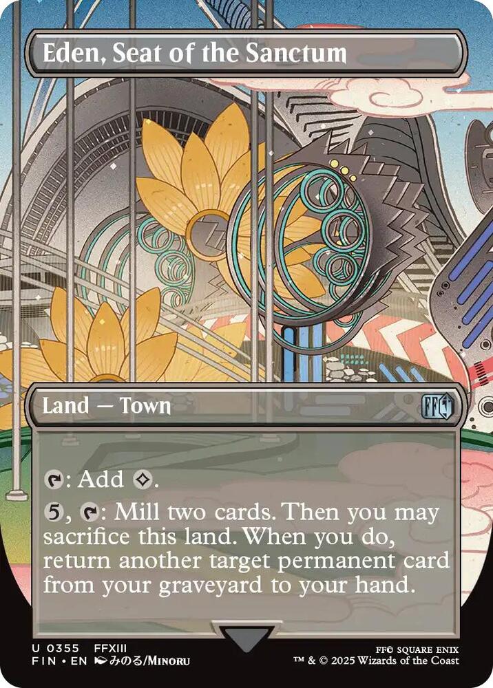 Eden, Seat of the Sanctum 355 (FINAL FANTASY)  - Borderless